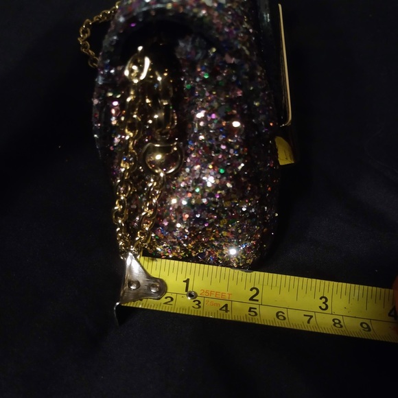 ✨💕(SOLD)AUTHENTIC Jimmy Choo Mini Glitter Bag✨💕 - Picture 13 of 15
